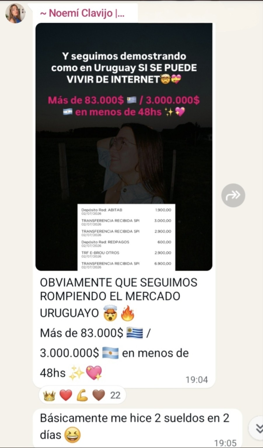 Resultado compartido por Noemí Clavijo en la comunidad ALIPRO